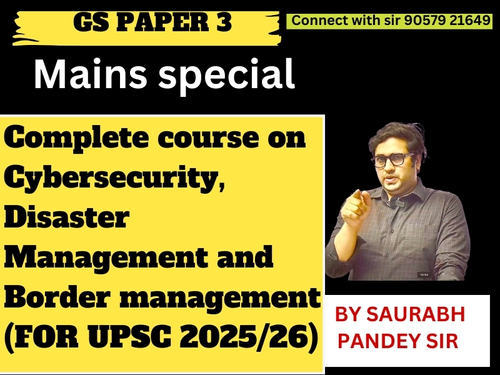 Complete course on cyber security ,Disaster management and Border management